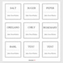 Zoek naar voorraadkast stickers Kruiden