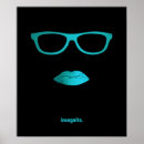 Zoek naar glazen posters Lippen