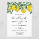 Zoek naar lemon wedding uitnodigingen Zomerbruiloft
