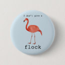 Zoek naar grappige flamingo buttons Tropisch