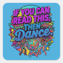 Zoek naar disco dansen stickers Kleurrijk