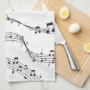 Zoek naar muzieknoten keuken handdoeken Muziekleraar