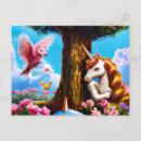 Zoek naar mythische vogel briefkaarten Eenhoorn