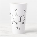 Zoek naar cafeïne molecule mokken Atomen