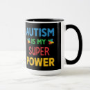 Zoek naar autisme mokken Typografie