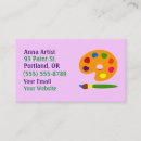 Zoek naar palet visitekaartjes Verf