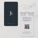 Zoek naar software ontwikkelaar visitekaartjes Professioneel