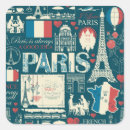 Zoek naar vintage parijs stickers Patroon