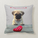 Zoek naar pug puppy kussens Liefde