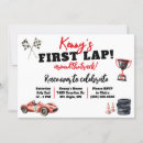 Zoek naar raceauto verjaardag uitnodigingen Geruite vlag