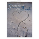 Zoek naar voetafdruk briefkaarten Dank u