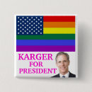 Zoek naar presidentieel buttons Campagne