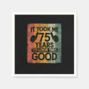 Zoek naar 75 jaar oud servetten Gelukkige verjaardag