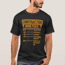 Zoek naar aannemer tshirts Tarief