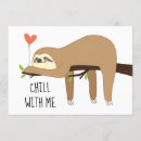 Zoek naar cute sloth uitnodigingen Grappig