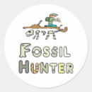 Zoek naar fossielen stickers Paleontologie