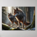 Zoek naar wolven meer kunst Natuur