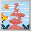 Zoek naar evenwicht kunst Meditatie