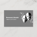 Zoek naar talent visitekaartjes Actrice