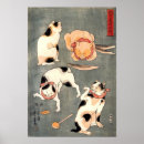 Zoek naar japanese cat kunst Ukiyo e