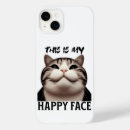Zoek naar katten gezicht iphone hoesjes Grappig