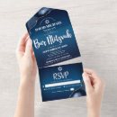 Zoek naar blue bar bat mitzvah uitnodigingen Hebreeuwse naam