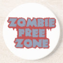 Zoek naar zombie onderzetters Gruwel