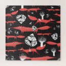 Zoek naar rode vossen puzzels Illustratie