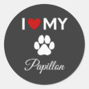 Zoek naar papillon hond stickers Liefde