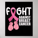 Zoek naar borstkanker posters Bewustzijn