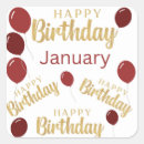Zoek naar januari verjaardag stickers Geboren in januari