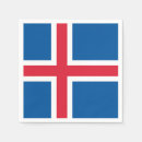 Zoek naar ijsland servetten Vlag