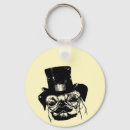 Zoek naar schattige pug sleutelhangers Retro