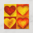 Zoek naar hartslag visitekaartjes Liefde