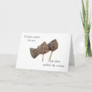 Zoek naar grappige schoen kaarten Vrouw