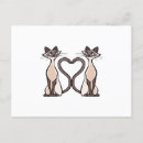 Zoek naar siamese kat briefkaarten Liefde