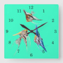 Zoek naar vissen klokken Blauw