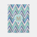 Zoek naar chevron fleece dekens Blauw