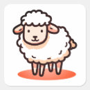 Zoek naar cartoon schapen stickers Lammeren