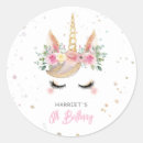 Zoek naar paarse eenhoorn stickers Goudglitter