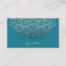 Zoek naar turquoise mandala visitekaartjes Modern