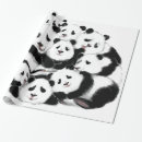Zoek naar liefde panda cadeaupapier Grappig