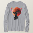 Zoek naar enge kat tshirts Zwart
