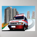 Zoek naar hulpdiensten posters Ambulance