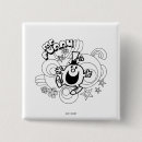Zoek naar wervelingen buttons Cartoon