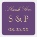 Zoek naar huwelijk stickers Bruid en bruidegom initialen