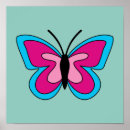 Zoek naar roze vlinder posters Magenta