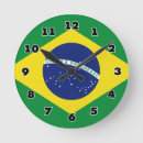 Zoek naar brazilie klokken Vlag van brazilië
