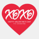 Zoek naar valentijnsdag stickers Xoxo