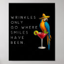 Zoek naar rimpels posters Glimlachen